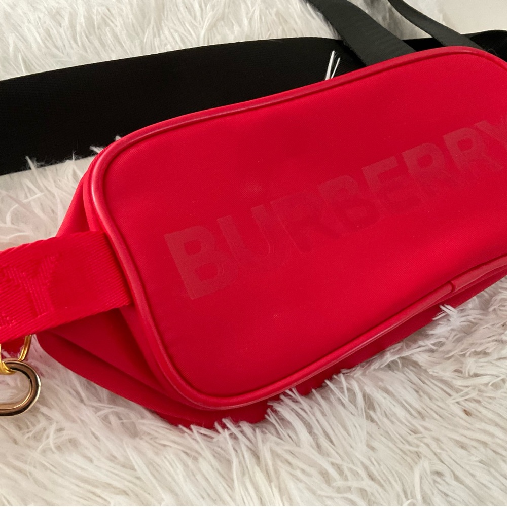 Burberry Red Bum Bag Excellent condition